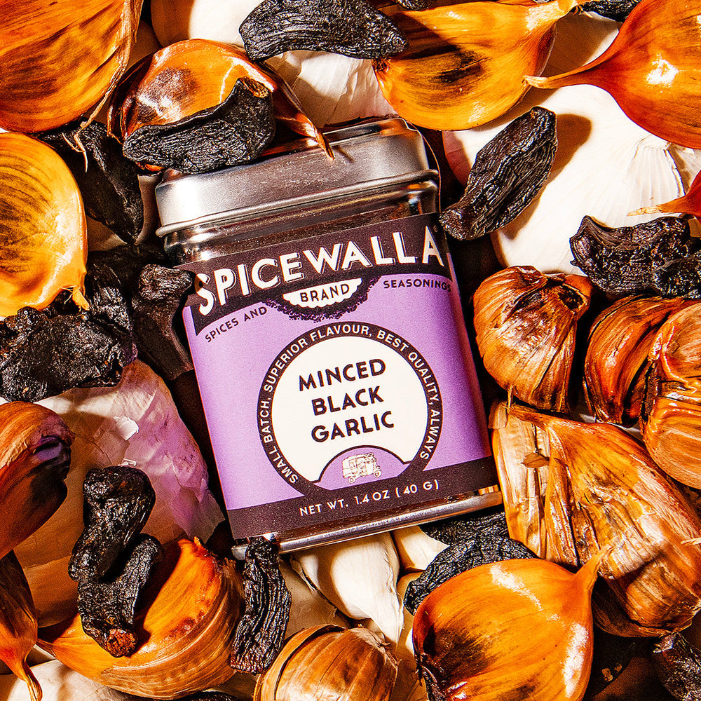 Minced Black Garlic ready-to-use gourmet ingredient