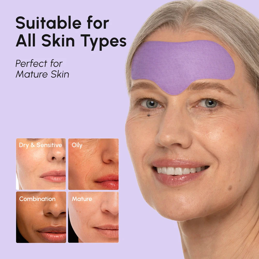 Anti-Wrinkle Forehead Patches skincare product packaging