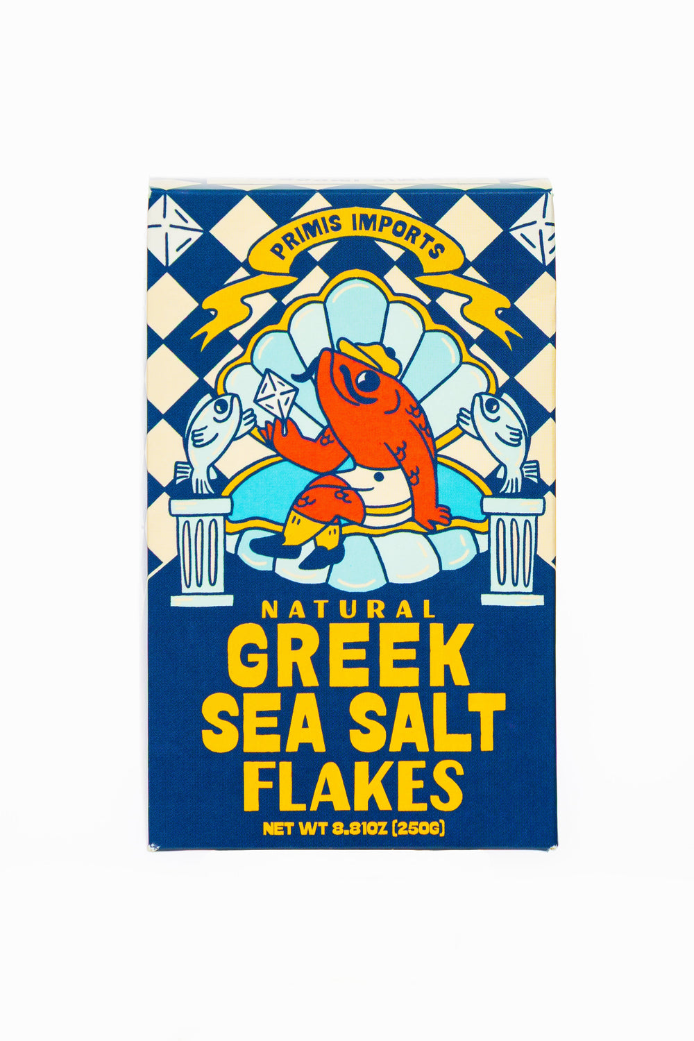 Greek Sea Salt Flakes front packaging