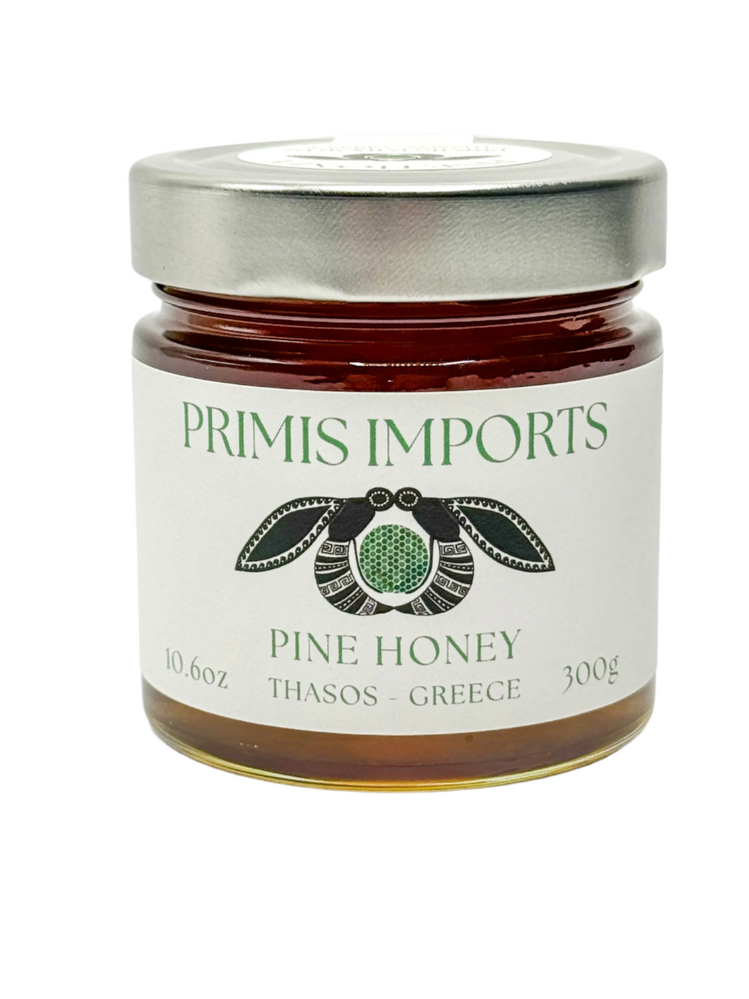 Greek Pine Honey – Thasos raw honey jar