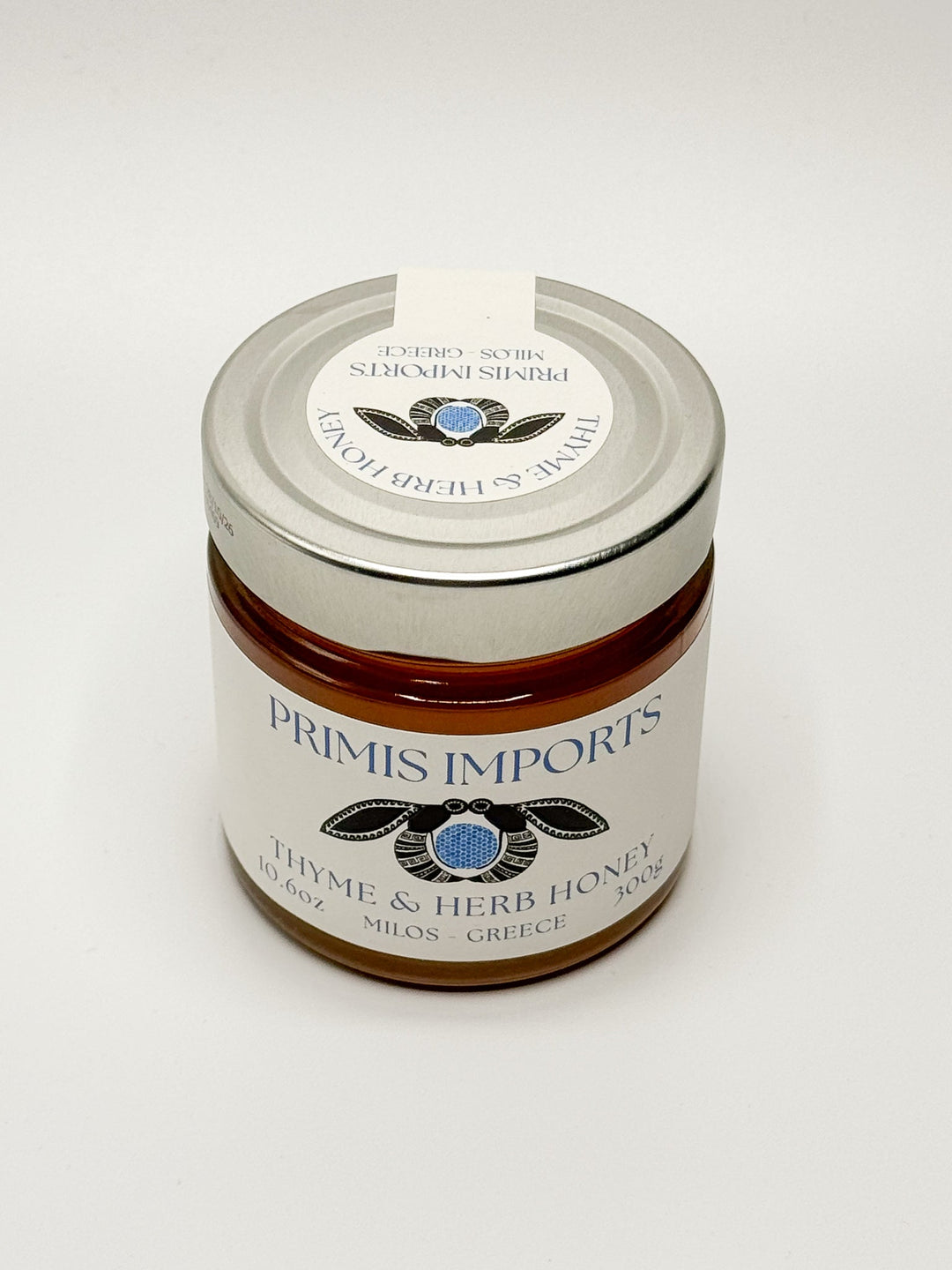 Greek Thyme Honey raw honey jar from Milos