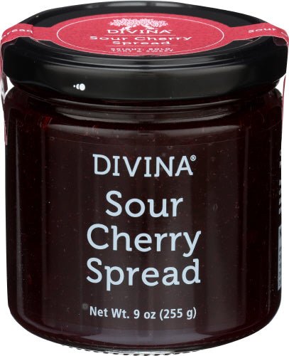 Sour Cherry Spread Divina Mediterranean fruit jam