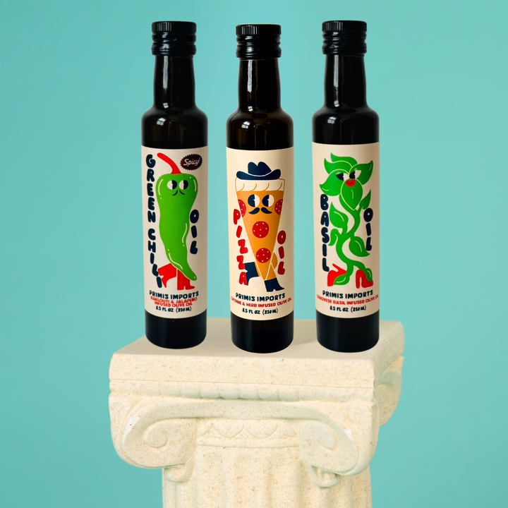 Infused Olive Oil Gift Set three bottle trio