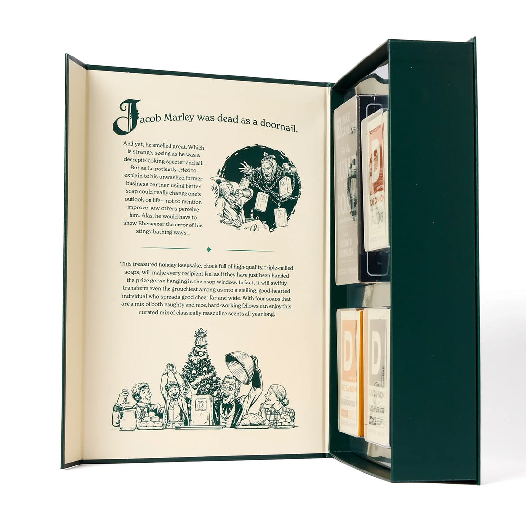 Naughty and Nice bar soap gift set by Duke Cannon with four scented soap bars