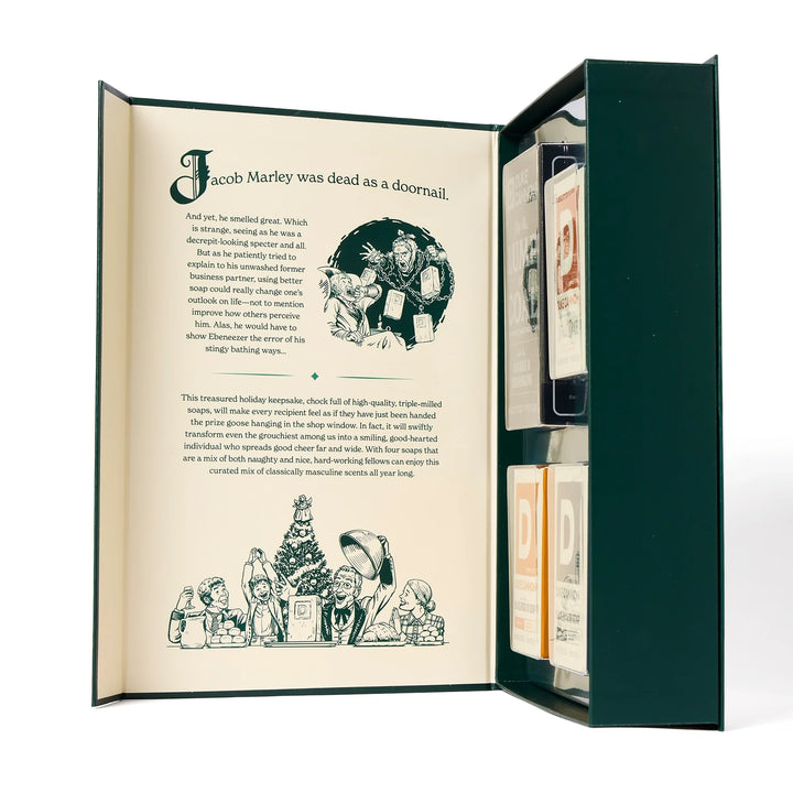 Naughty and Nice bar soap gift set by Duke Cannon with four scented soap bars