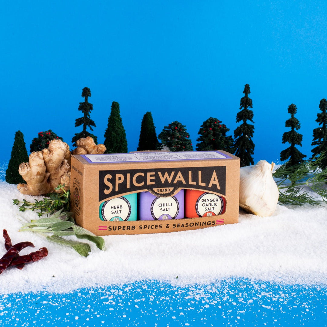 Fancy Finishing Salts Collection three-pack product packaging