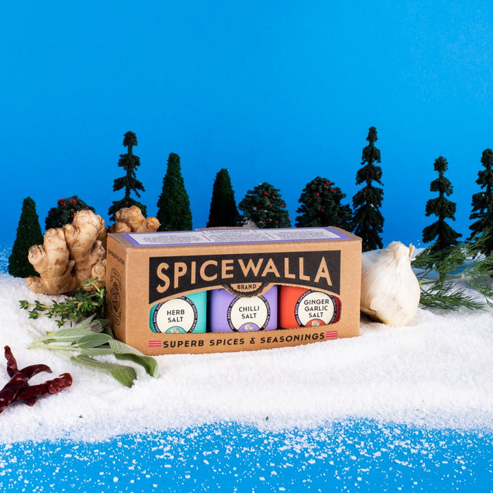 Fancy Finishing Salts Collection three-pack product packaging