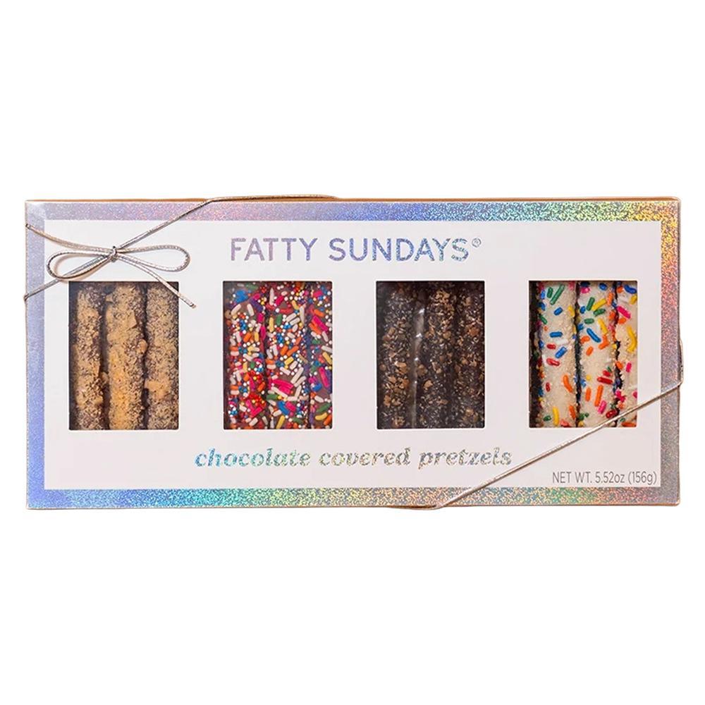 Fatty Sundays chocolate covered pretzels gift set assorted flavors