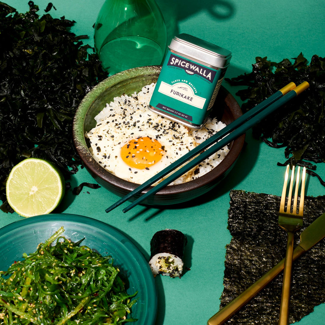 Furikake Japanese sesame seaweed seasoning tin