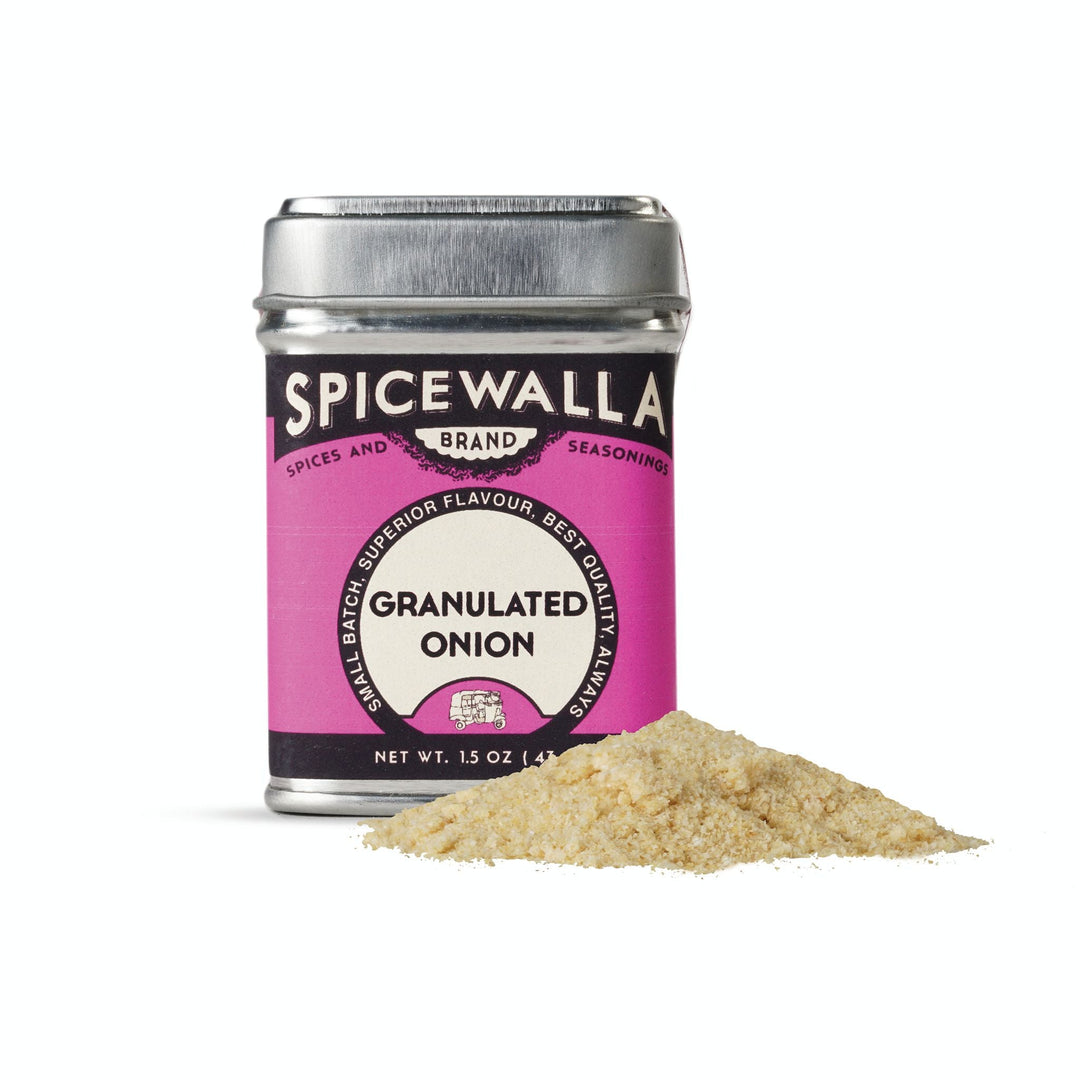 Granulated Onion seasoning in small 1.7 oz tin