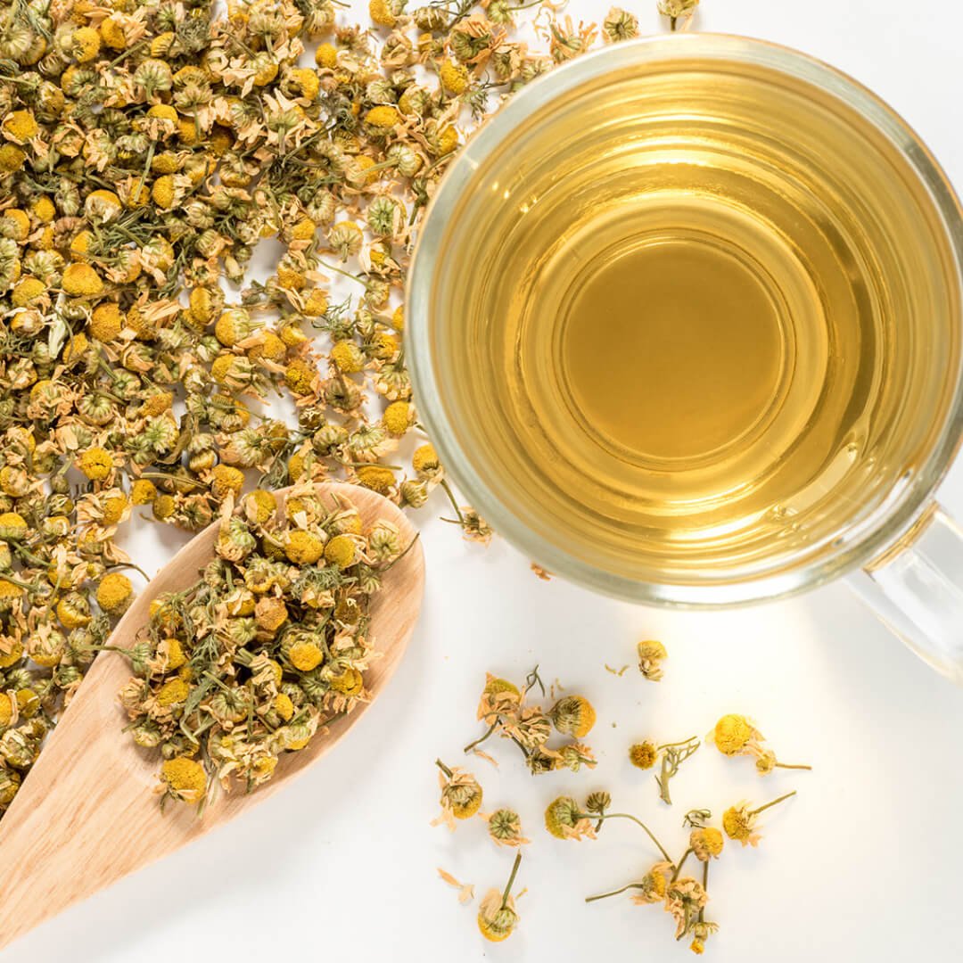 Greek Chamomile Tea organic herbal tea whole flowers