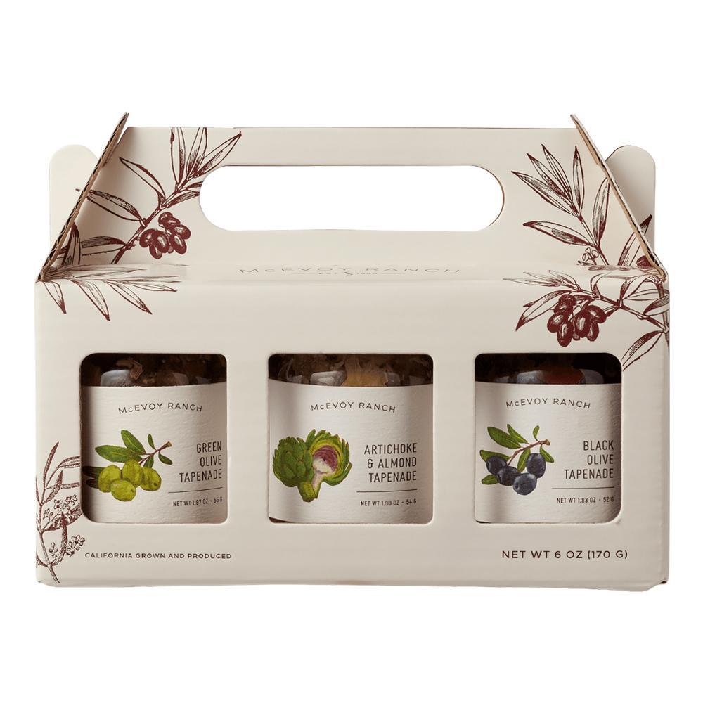 McEvoy Ranch tapenade gift pack three-count packaging