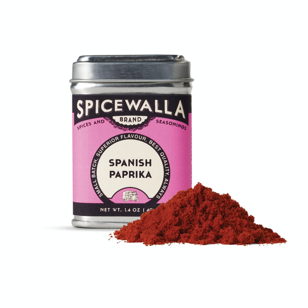 Spanish Paprika sweet Mediterranean spice in small tin