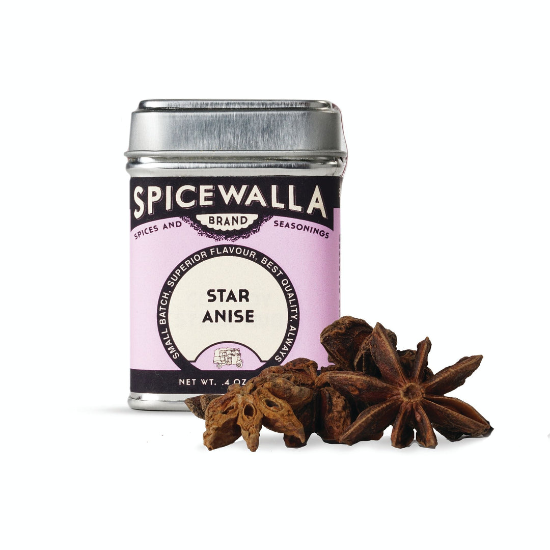 star Anise whole spice pods in small 0.5 oz tin