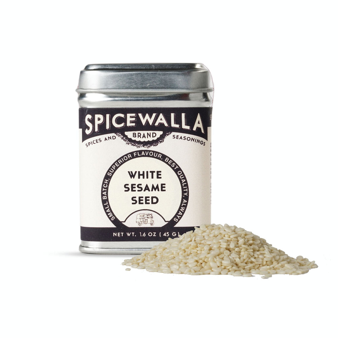 White Sesame Seed in small 1.3 oz tin